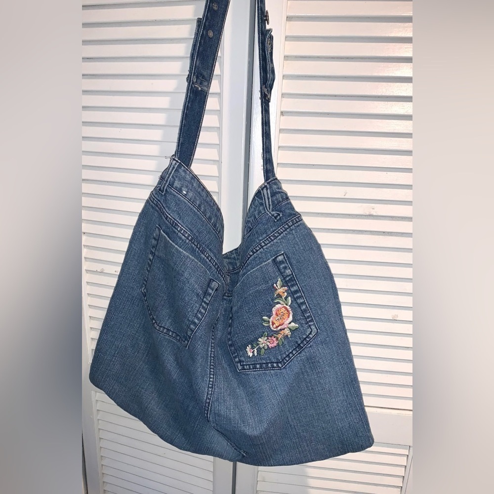 Handmade Pair of Jeans Purse/Tote bag
